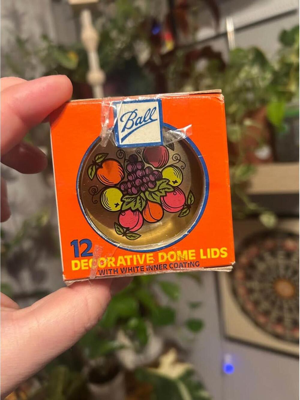 🍎Vintage Ball Canning Lids🍏- not full at least half left taped shut